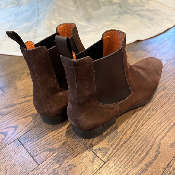 Santoni Chelsea boots in Suede -11 - Picture 3 of 7